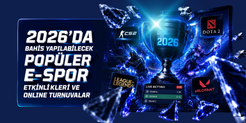2026’da Bahis Yapılabilecek Popüler E-Spor Etkinlikleri ve Online Turnuvalar
